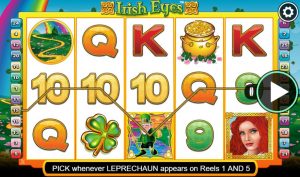 irish eyes slot in-game view